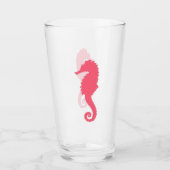 Rosa Seepferd Glas (Vorderseite)