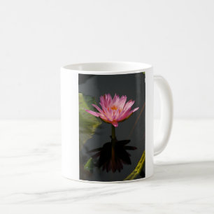 Rosa Seerose Kaffeetasse