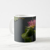 Rosa Seerose Kaffeetasse (Vorderseite Links)