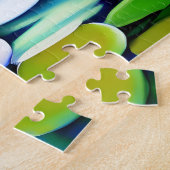Rosa Seerosen in einem Teich Puzzle (Seite)