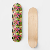 Rosa Seesterne Skateboard (Vorderseite)