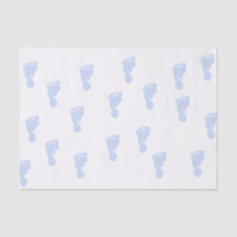 Rosa Seidenpapier der Baby-Abdruck-10lb