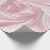 Rosa Seidenwackelpapier Geschenkpapier (Ecke)