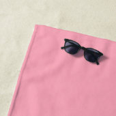 Rosa Seile und Anker Mit Monogramm Strandtuch (Beispiel)