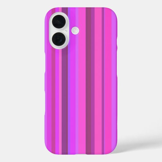 Rosa senkrechte Streifen Case-Mate iPhone Hülle (Rückseite)