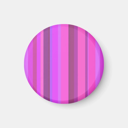Rosa senkrechte Streifen Magnet (Vorne)