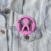 Rosa Sensibilisierungskampagne Button (Beispiel)