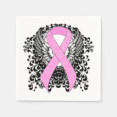 Rosa Sensibilisierungskampagne Serviette (Vorderseite)