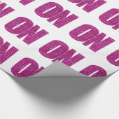 rosa sequenziert geschenkpapier (Ecke)
