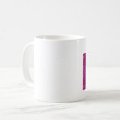 rosa sequenziert kaffeetasse (Vorderseite Links)