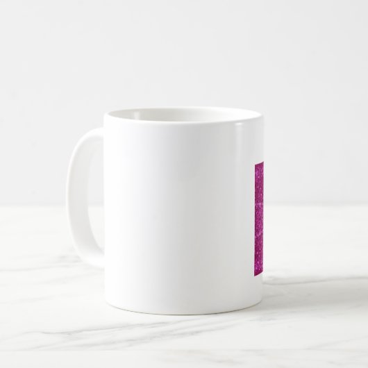 rosa sequenziert kaffeetasse (Vorderseite Links)
