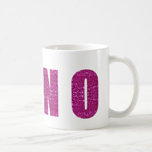 rosa sequenziert kaffeetasse