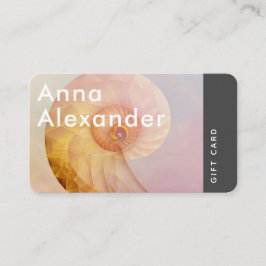 Rosa Serenity Design 11 Geschenkkarte Visitenkarte