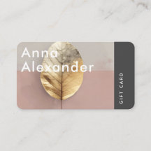 Rosa Serenity Design 4 Geschenkkarte