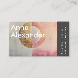rosa Serenity Design 7 Visitenkarte