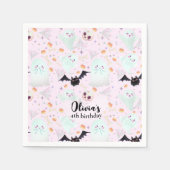 Rosa Serviette (Vorderseite)