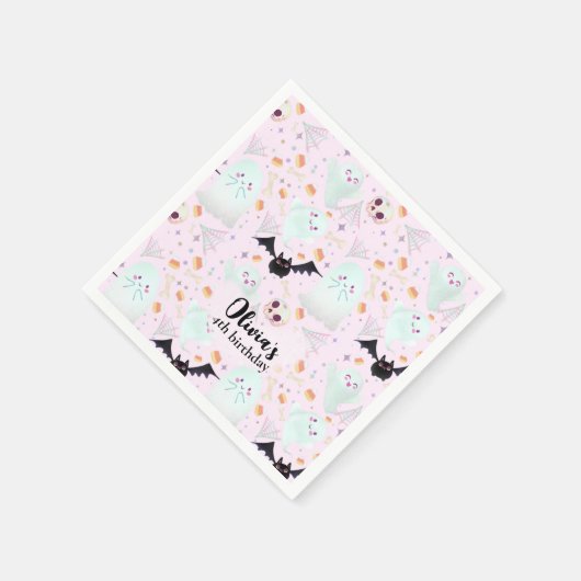 Rosa Serviette (Ecke)