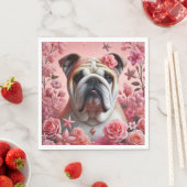 Rosa Servietten! Serviette (Beispiel)