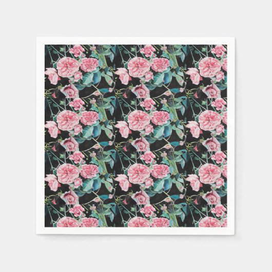 Rosa Shabby Chic Florenz Serviette Napkins (Vorderseite)