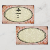Rosa Shabby Chic-Geschäfts-Karte Visitenkarte (Vorne/Hinten)