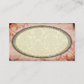 Rosa Shabby Chic-Geschäfts-Karte Visitenkarte (Rückseite)