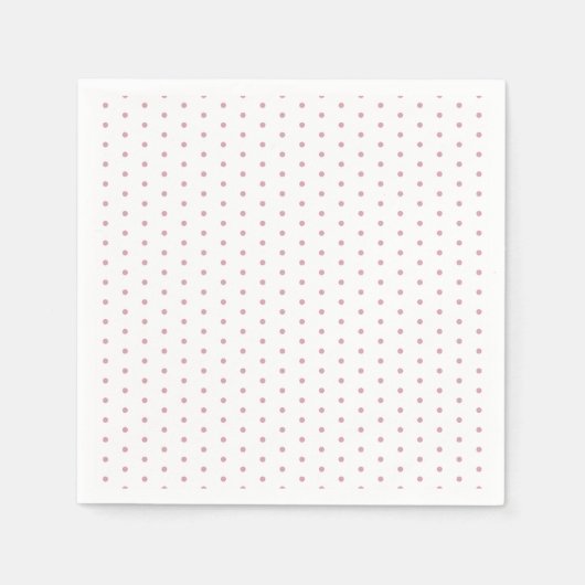 Rosa Shabby Chic Punkt Baby Girl Dusche Serviette (Vorderseite)