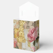 Rosa Shabby Chic Rose Geschenkschachtel (Geöffnet)