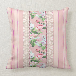 Rosa-"Shabby Chic" Throw-Kissen Kissen