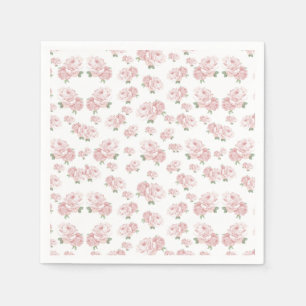 Rosa Shabby Chic Vintage Baby Mädchen Shower Serviette