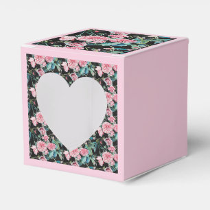 Rosa Shabby Rose Blumen Tea Party Torte Gefallen B Geschenkschachtel