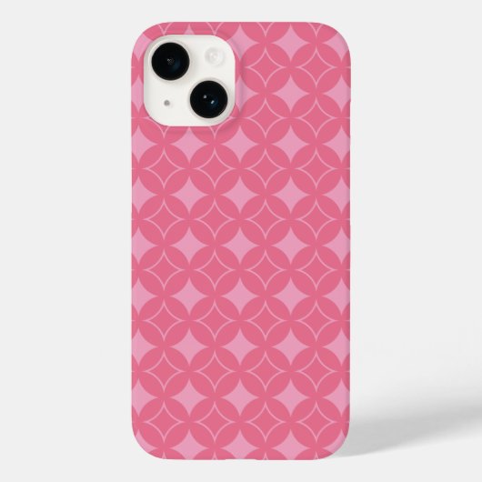Rosa Shippo-Muster Case-Mate iPhone Hülle (Rückseite)