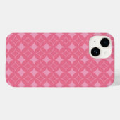 Rosa Shippo-Muster Case-Mate iPhone Hülle (Rückseite (Horizontal))