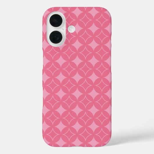 Rosa Shippo-Muster Case-Mate iPhone Hülle (Rückseite)