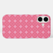 Rosa Shippo-Muster Case-Mate iPhone Hülle (Rückseite (Horizontal))