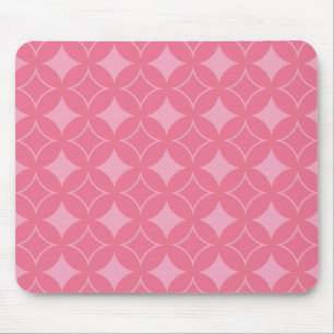 Rosa Shippo-Muster Mousepad