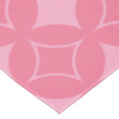 Rosa Shippo-Muster Tischdecke (Schrägansicht)