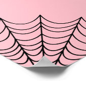 Rosa Sie fand ihr Brautparty zu Halloween Poster (Ecke)