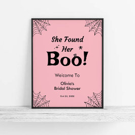 Rosa Sie fand ihr Brautparty zu Halloween Poster