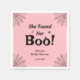 Rosa Sie fand ihr Brautparty zu Halloween Serviette