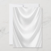 Rosa Silber High Heel Shoe Baby Shower Einladungen (Rückseite)