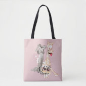 Rosa Silber Libra Dragon Astrologie Zodiac | Tasche (Vorderseite)