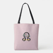 Rosa Silber Libra Dragon Astrologie Zodiac | Tasche (Rückseite)