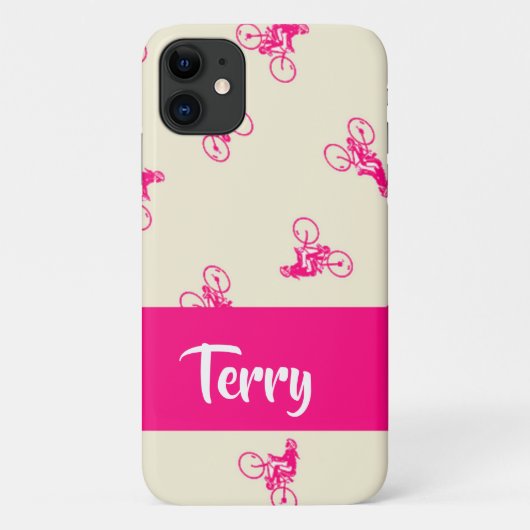 Rosa Silhouette Case-Mate iPhone Hülle (Rückseite)