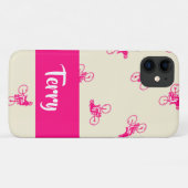 Rosa Silhouette Case-Mate iPhone Hülle (Rückseite (Horizontal))
