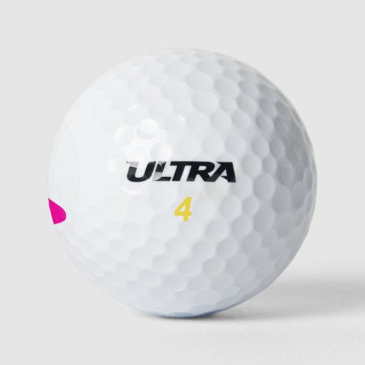 Rosa Silhouette Golfball (Logo)