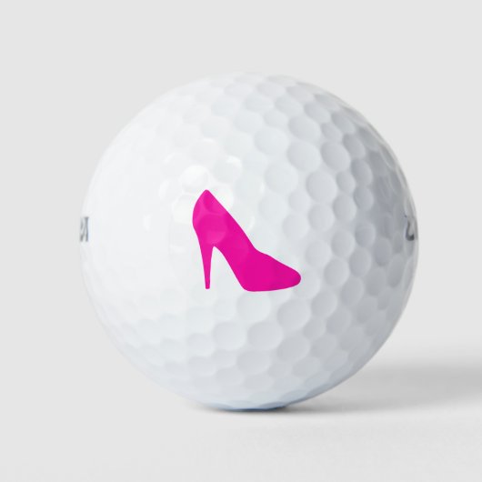 Rosa Silhouette Golfball (Vorderseite)