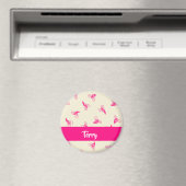 Rosa Silhouette Magnet (In Situ (Geschirrspüler))