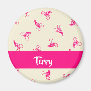 Rosa Silhouette Magnet