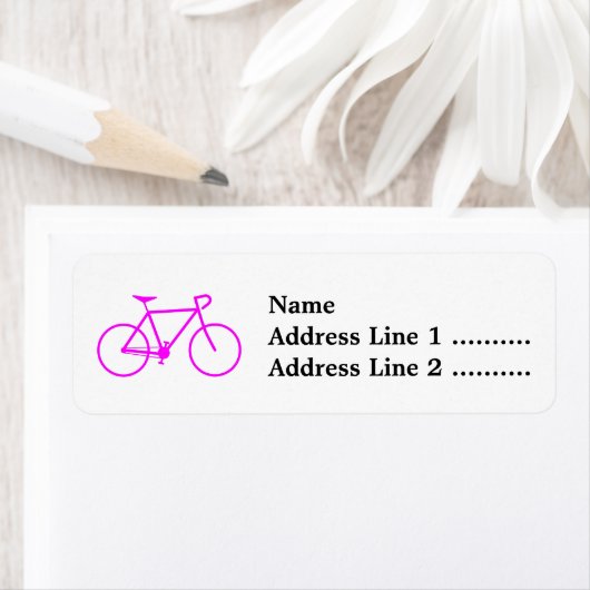 Rosa Silhouette Rücksendeadresse (Insitu)