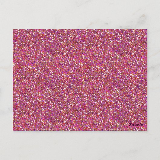 Rosa, Silver Glitzer Schneeflocken Tischnummer Car (Rückseite)